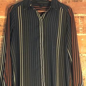 Women’s rainbow striped blouse